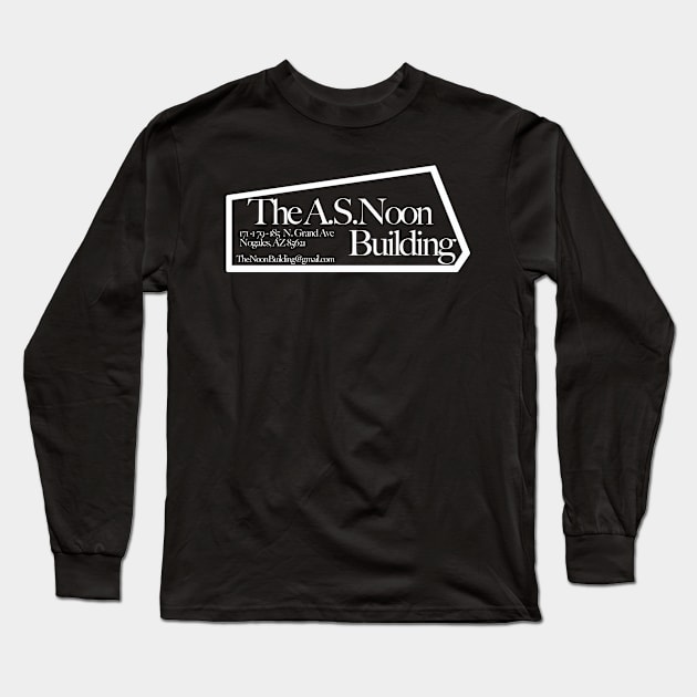 The Noon Building Long Sleeve T-Shirt by Nuttshaw Studios